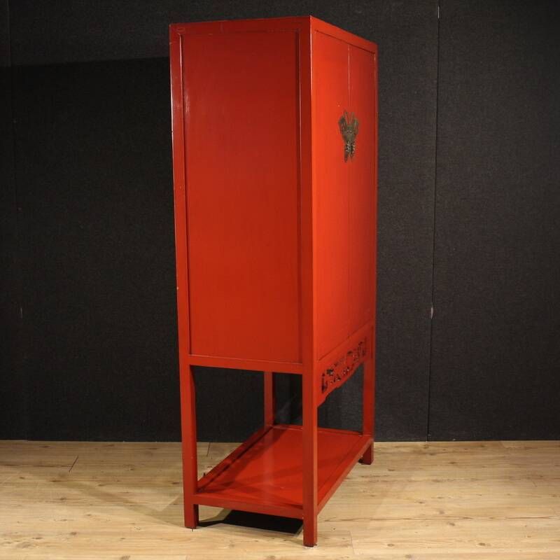 Chinese lacquered cabinet from the second half of the 20th century