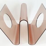 Michel Dumas magazine holders in Plexiglas