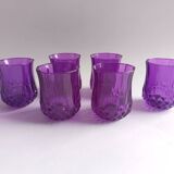 Verres Cristal d’Arques Longchamp violet