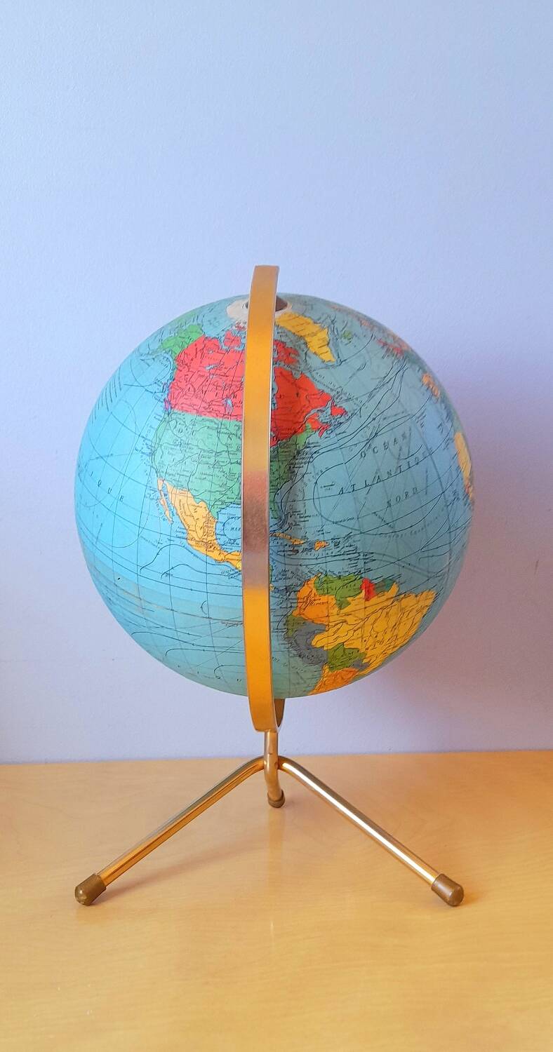 Tripod globe, 1969