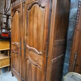 Rustic solid cherry cabinet