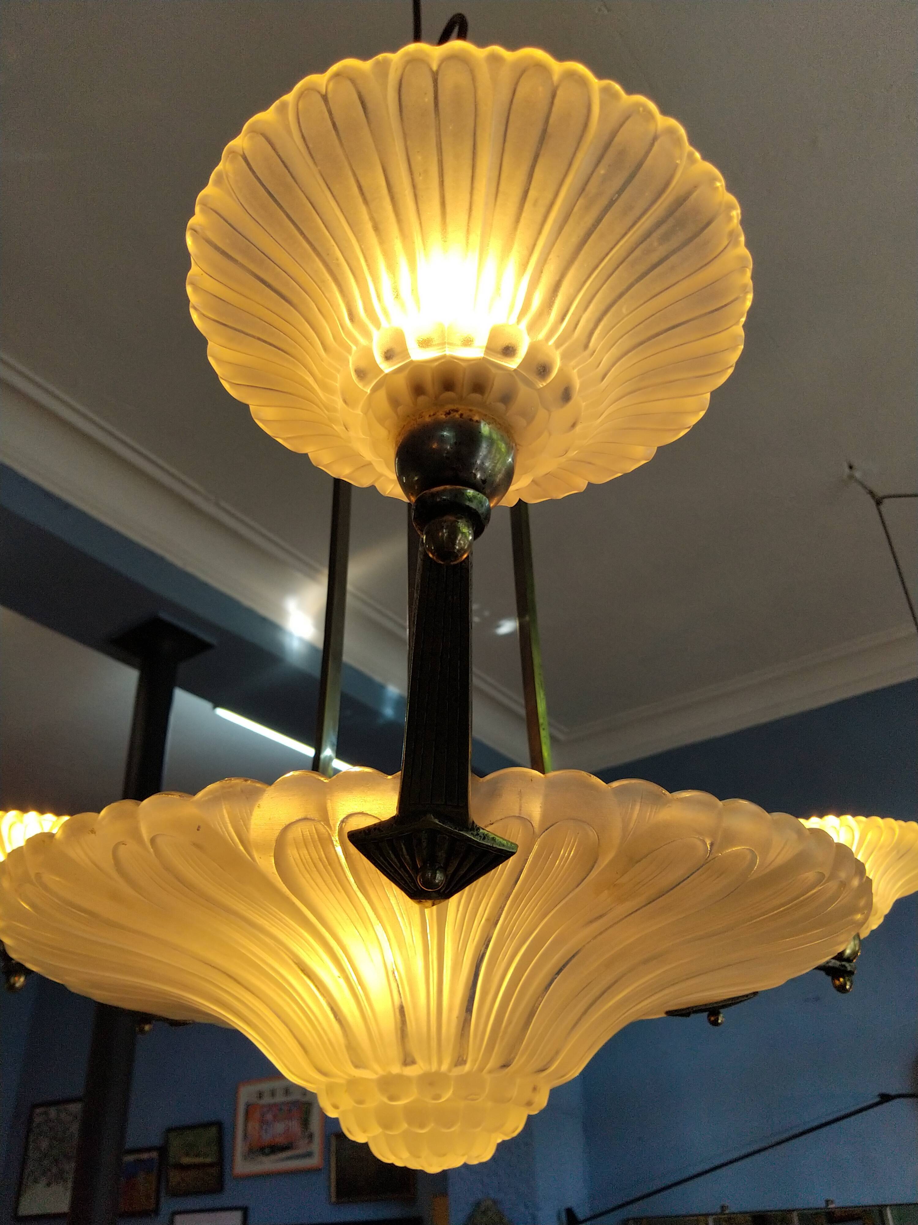 Art deco chandelier