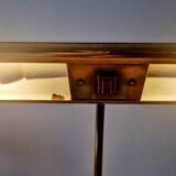 Lampe de bureau style banquier laiton 1970