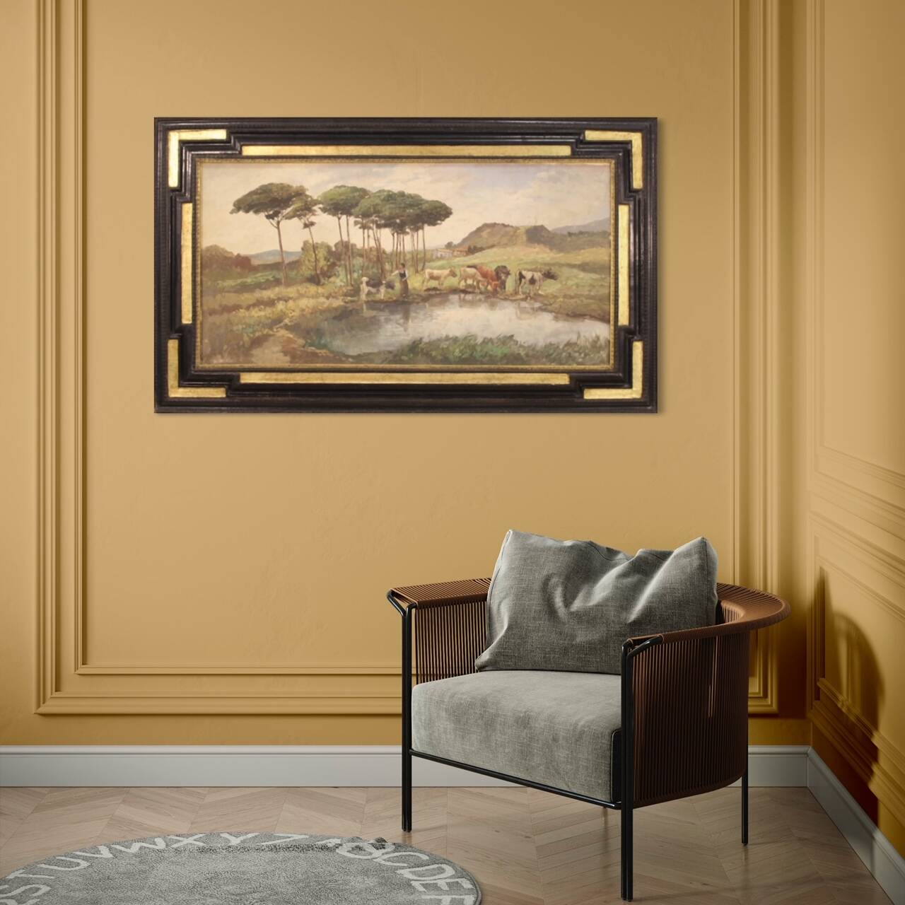 Great French painting landscape from the 20th century