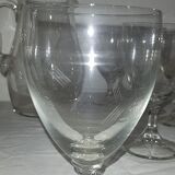 Pitcher and her water glasses