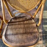 Pair of rattan chairs circa 1960