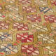 Anatolian handmade kilim rug 225 cm x 136 cm