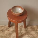 Ceramic stoneware bowl handmade pottery artisanal manufacturing Scandinavian country decoration