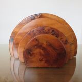 Elm magnifying glass letter holder Art Deco 30s 40s