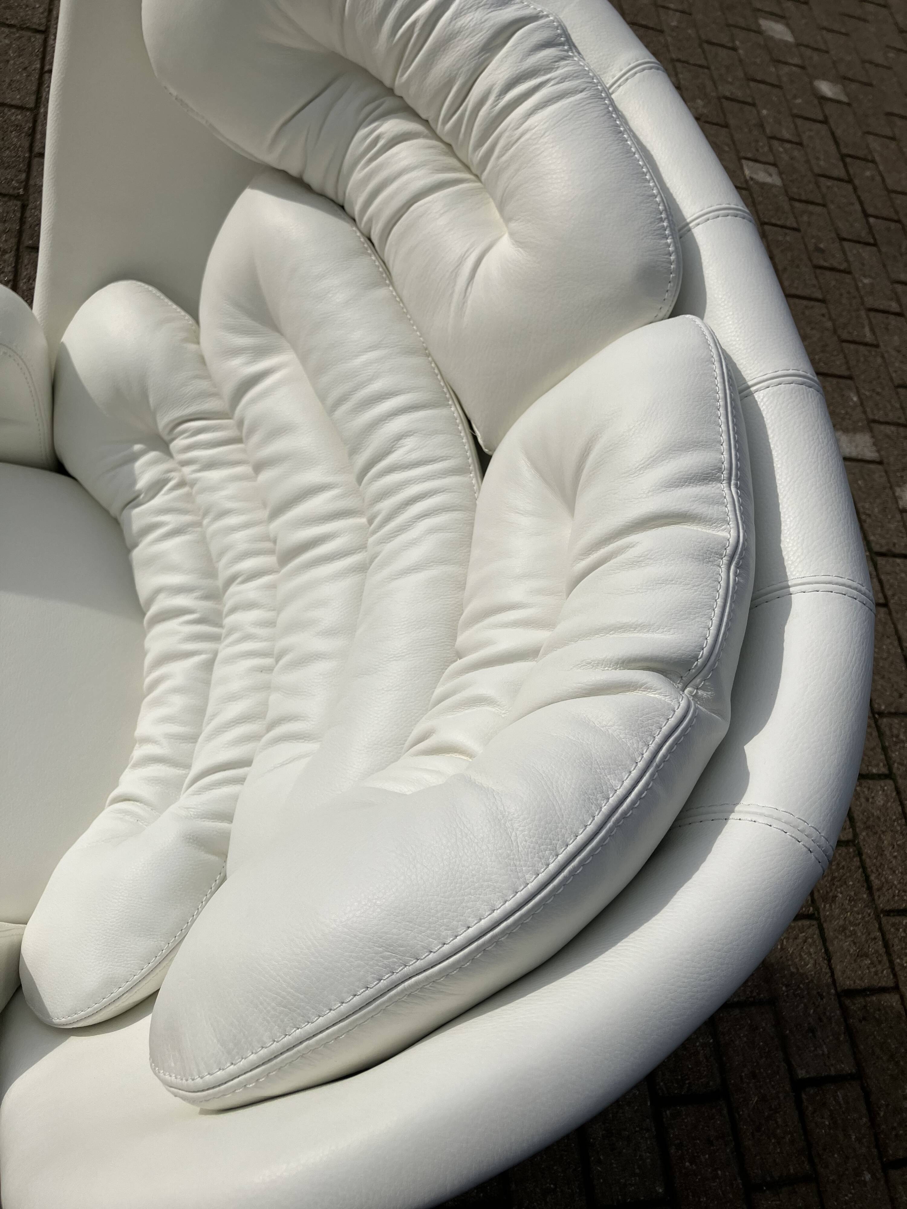 White Elda Joe Colombo chair Longhi, new condition!