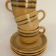 Sarreguemines stoneware cups