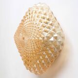 Golden glass ceiling light