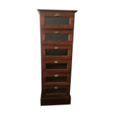 Semainier with glazed drawers