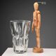 Vase vintage en cristal, manufacture Saint Louis, France, XX Century