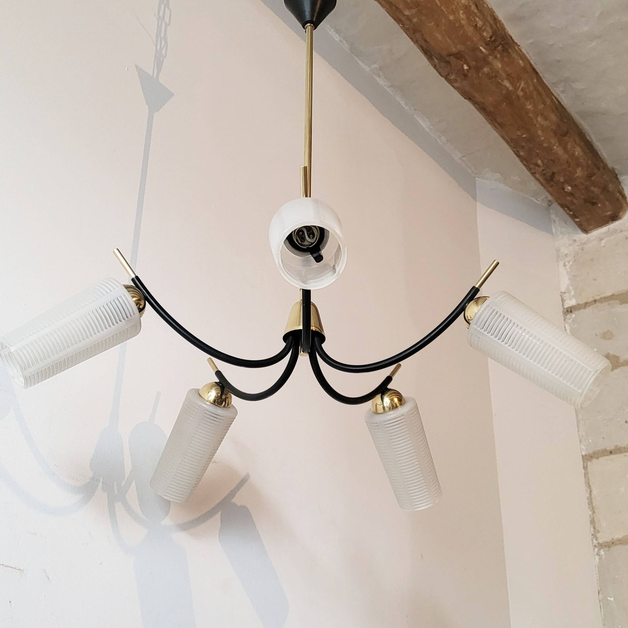 Suspension Arlus vintage 1950