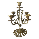 Victorian brass candlestick