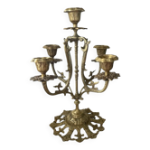 Chandelier victorien en laiton