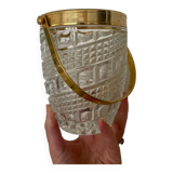 Crystal ice bucket, Oberglas Austria