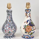 Paire lampes faïence de Gien