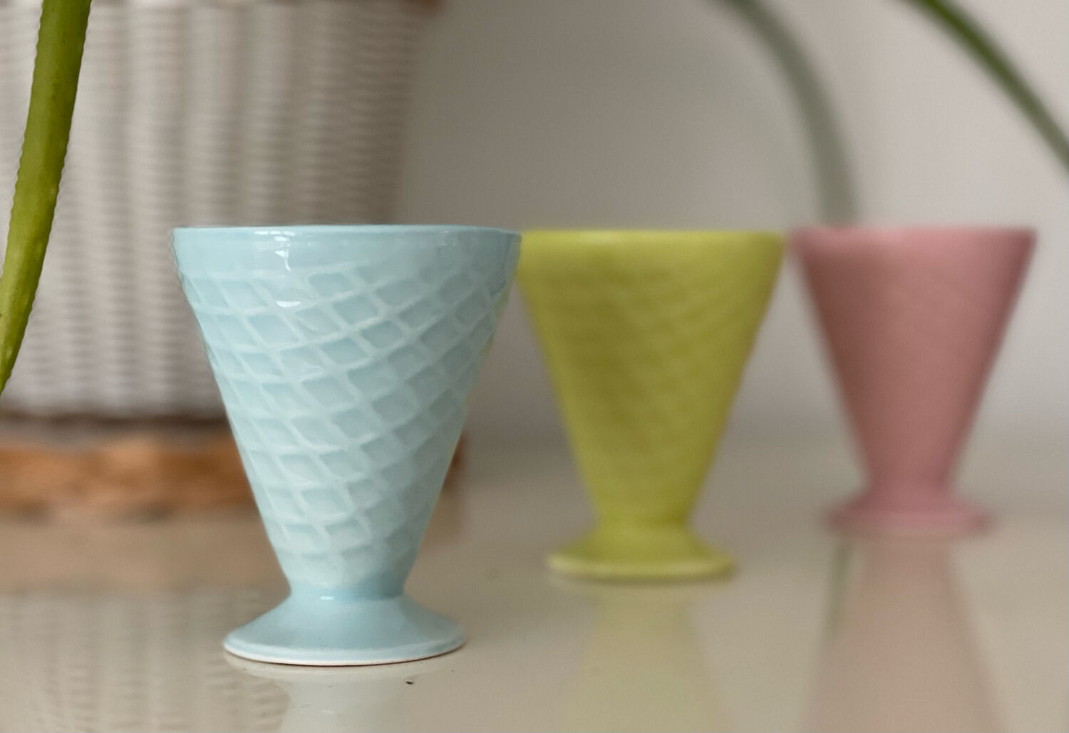 7 ceramic ice cups