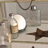 Ancient mirror, wabi-sabi spirit