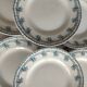 Ensemble de 6 assiettes plates terre de fer St Amand 4006