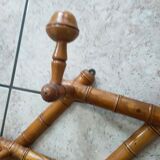 Antique folding coat rack