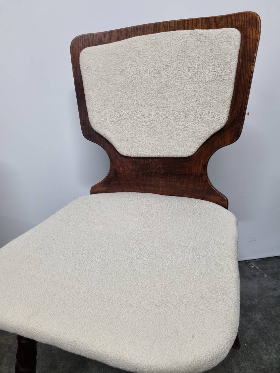 Pair of vintage wooden chairs