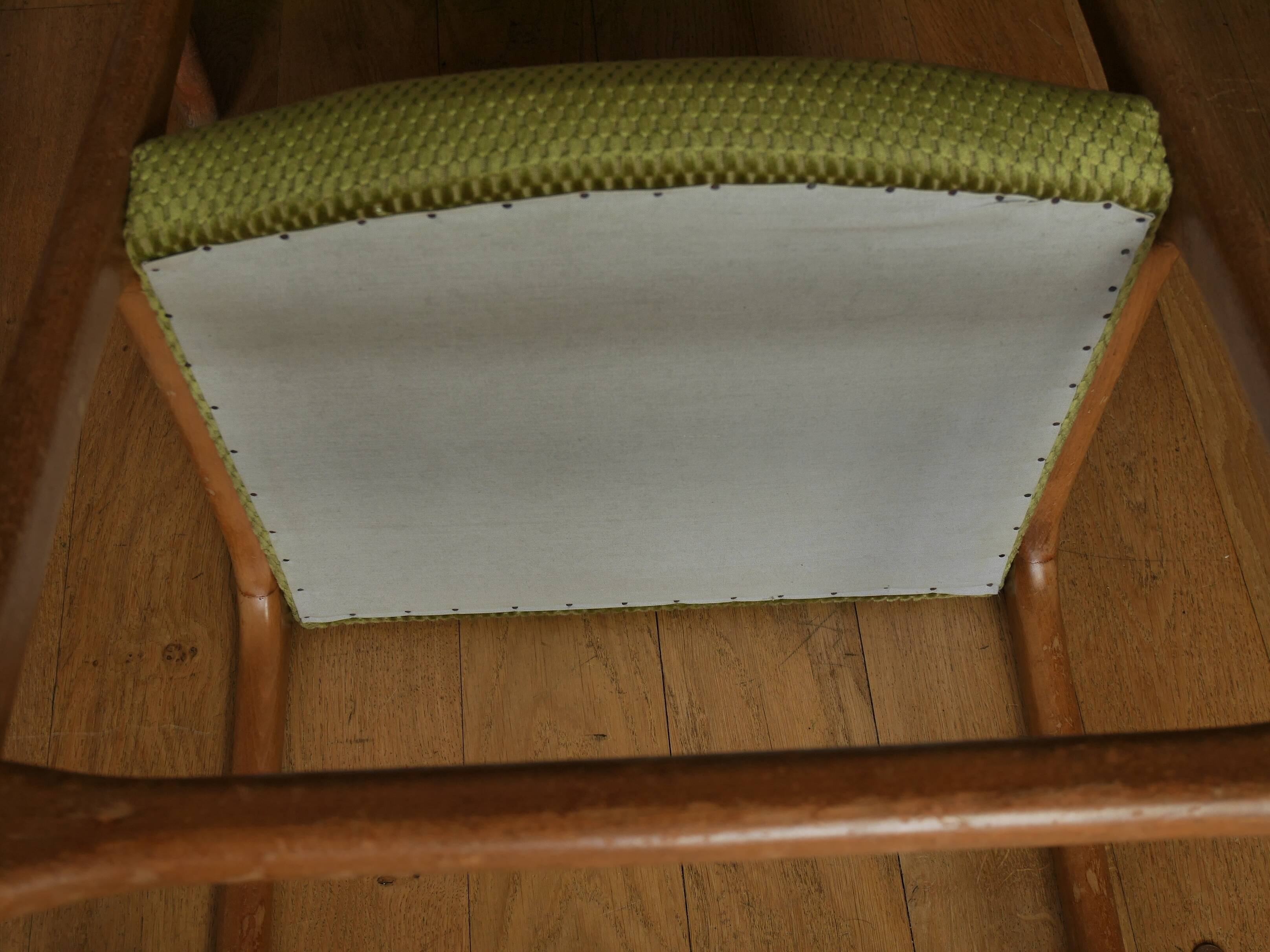 6 chairs slebaumann of the years 60