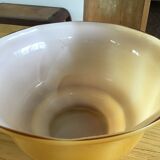Coupe opaline jaune orangé