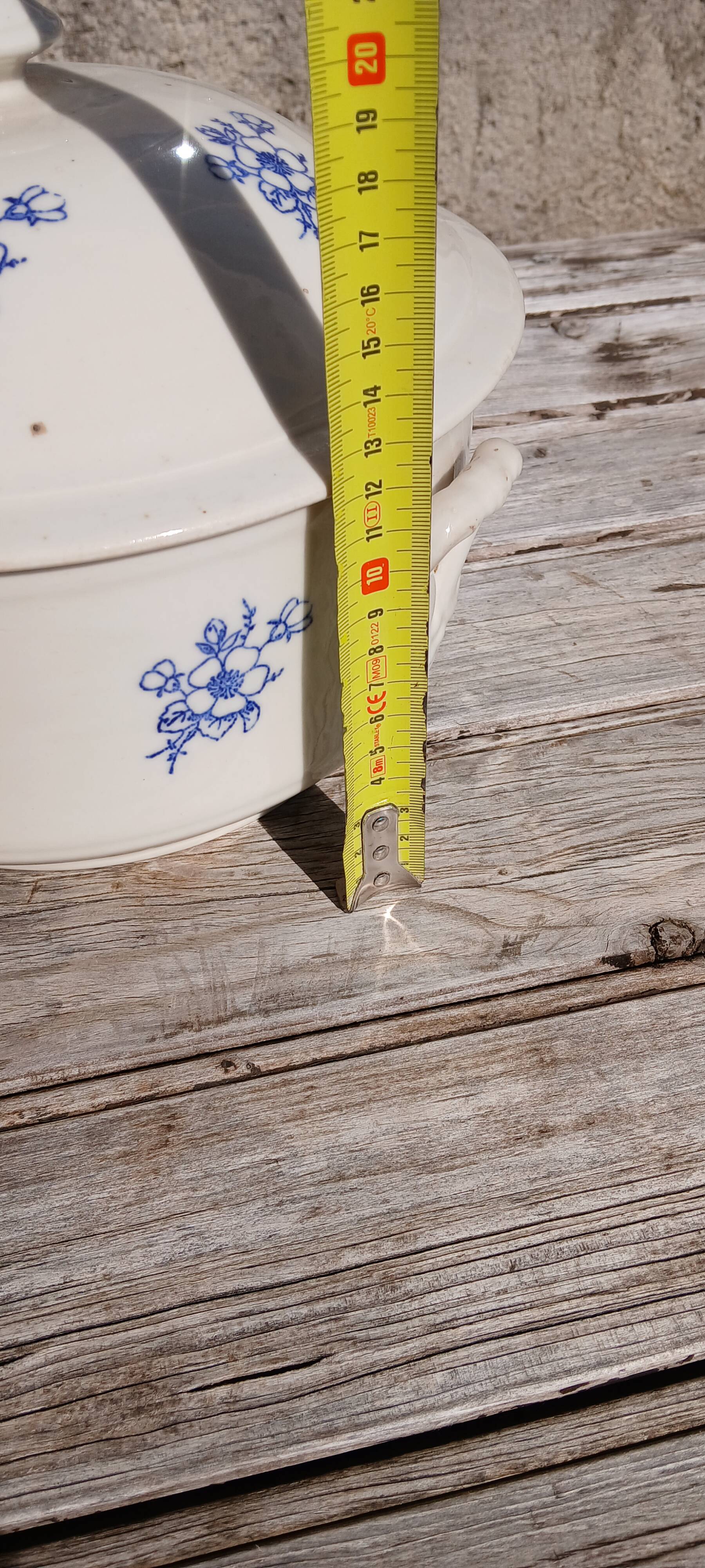 Large Soup Tureen, Earthenware from Saint-Uze