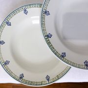 4 vintage deep plates from St Amand 211239