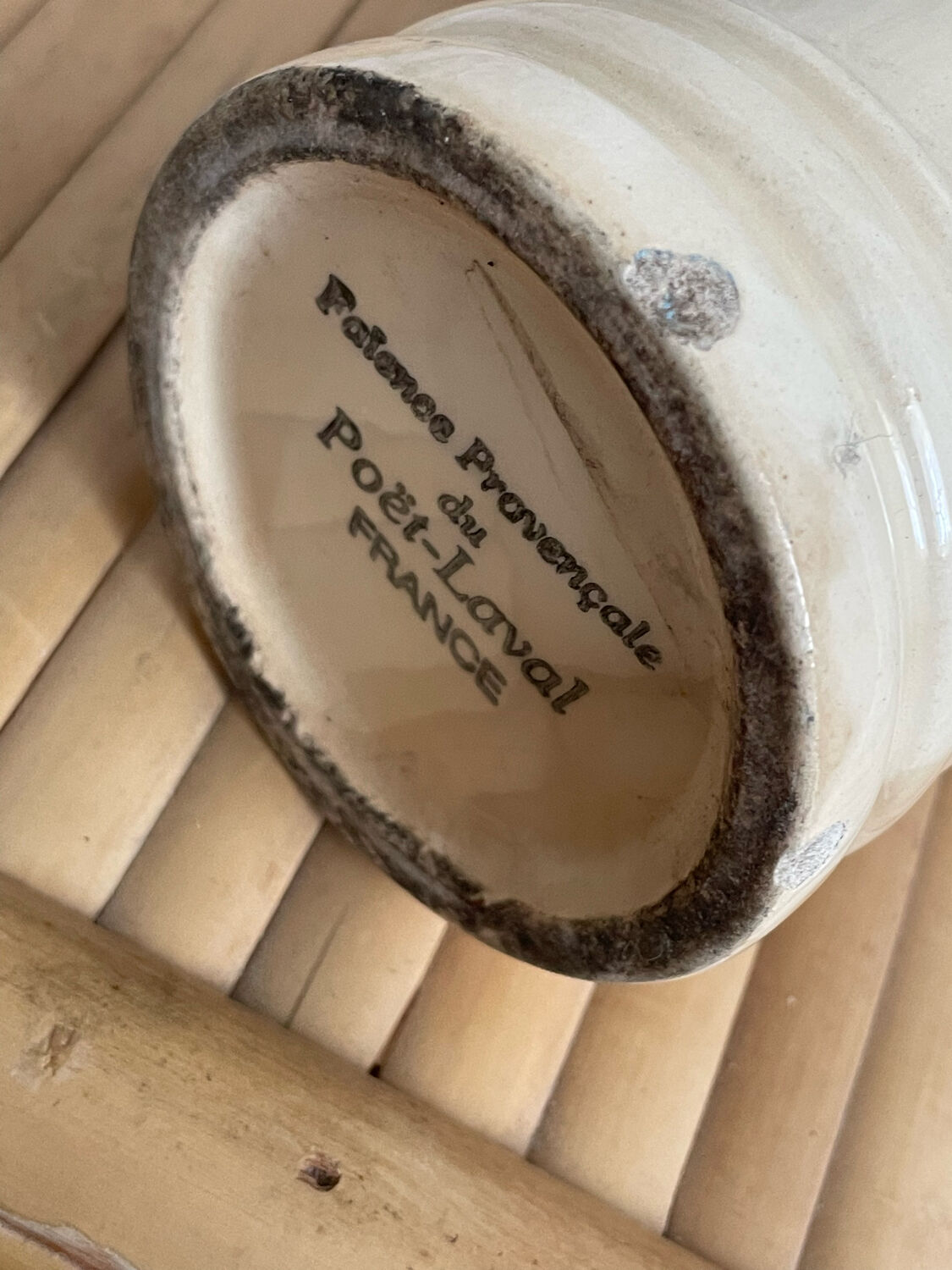 Poët-Laval stoneware jug with one handle