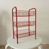 Vintage rolling dessert trolley