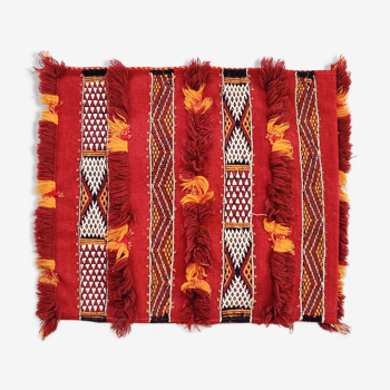 Moroccan cushion Kilim bohemian red