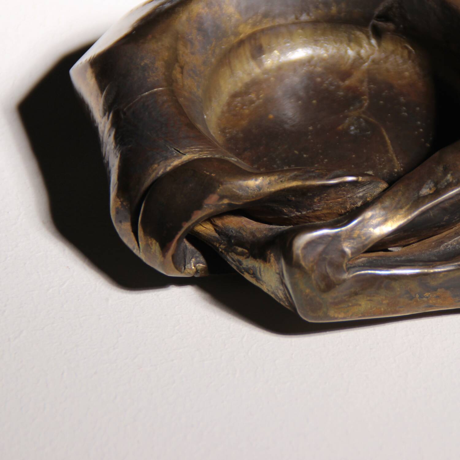 Bronze Candleholder & Bowl by Lothar Klute | Germany 1987