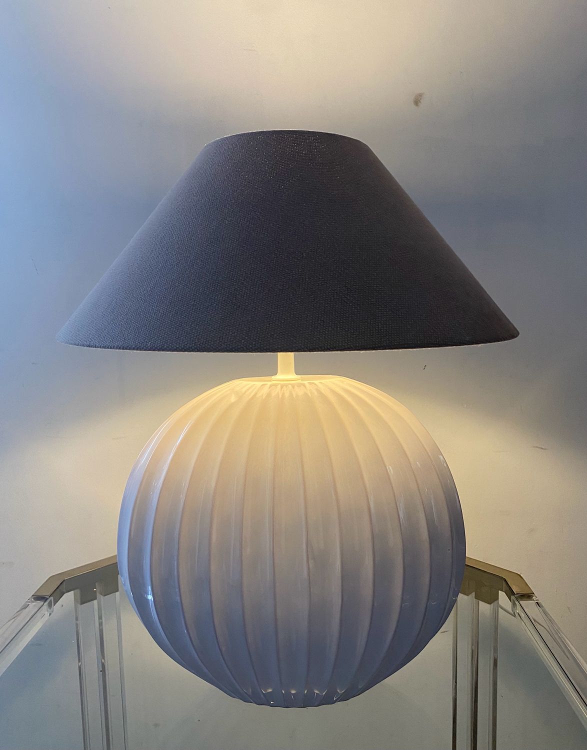 Vintage lamp Koralcoa ceramic 70s