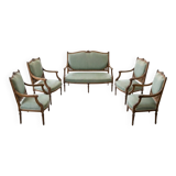 5-piece salon in neo-Louis XVI style
