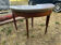 Antique half-moon gaming table