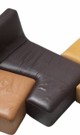 Leather sofa Ligne Roset model Confluence