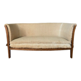 Sofa art deco 1930 geometric wood structure