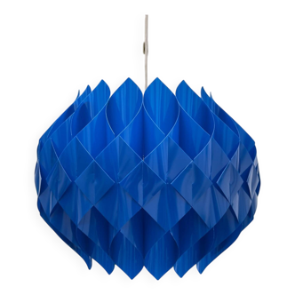 Danish Modern style blue acrylic lamp