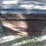 Old travel trunk