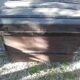 Old travel trunk