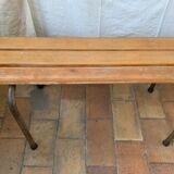 Vintage school bench