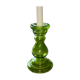 Coloured glass candlestick 60s / 70s
