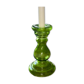 Coloured glass candlestick 60s / 70s