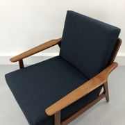 Paire de Fauteuils en teck danois vintage, années 1970