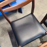 6 scandinavian vintage chairs circa 1970