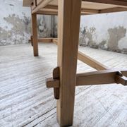 Table mobilier montagne 1950 hêtre massif